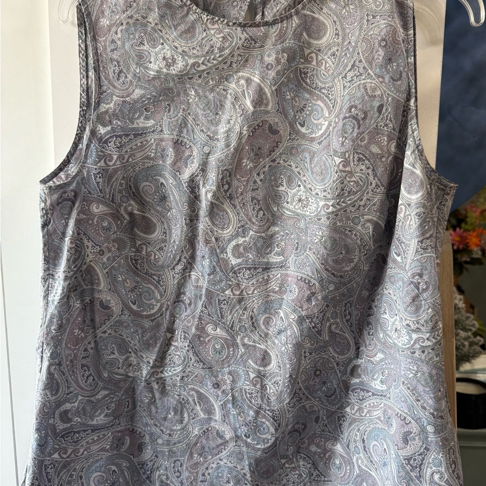 Paisley Sleeveless Top